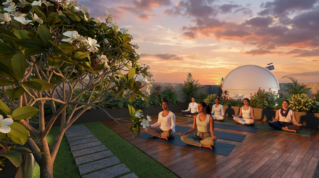 Yoga and Meditation Terrace zone